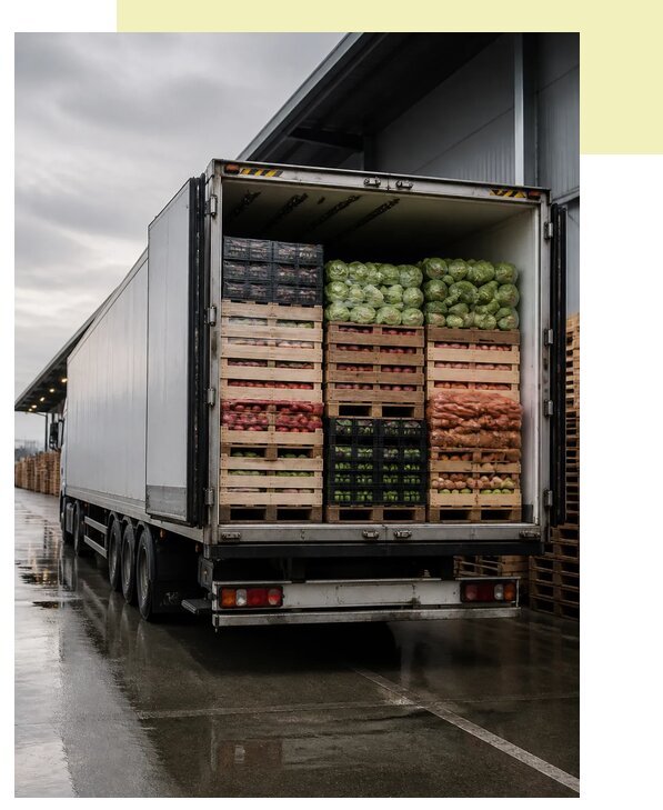 Перевозка плодоовощной продукции в Мончегорск по цене от 5050 р. | Агросервис-Мнч